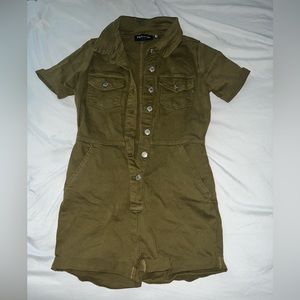 Olive green jumpsuit